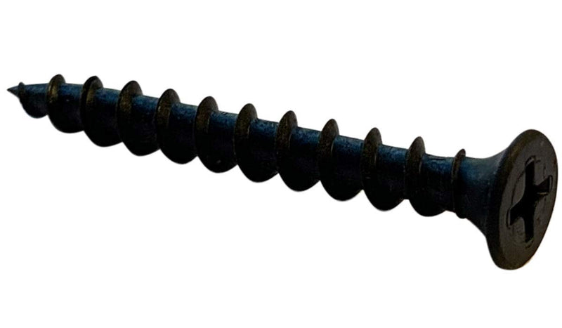 [Australia - AusPower] - Small Parts 0628CPG #6 x 1-3/4" Phillips Bugle Head Coarse Thread Drywall Screw Black Phosphate Particle Board (Pack of 50) 