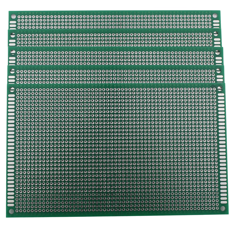 [Australia - AusPower] - Double Sided Universal PCB Prototype Soldering Circuit Board - 9x15 (5 Pack) 