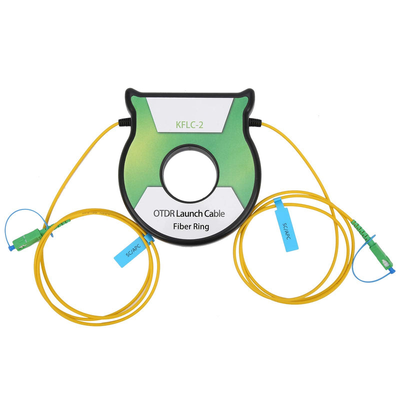[Australia - AusPower] - Eujgoov 9/125um 500M SC/-SC/Connector OTDR Optical Fiber Launch Cable Singlemode Improving The Accuracy of Test Results 