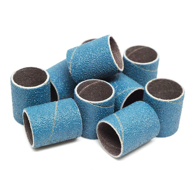 [Australia - AusPower] - Benchmark Abrasives 3/4” x 1” Zirconia Abrasive Spiral Band Sleeves for Deburring Sanding Blending Polishing on Ferrous Metals, Copper, Wood, Plastic, Fiberglass (10 Pack) - 36 Grit 