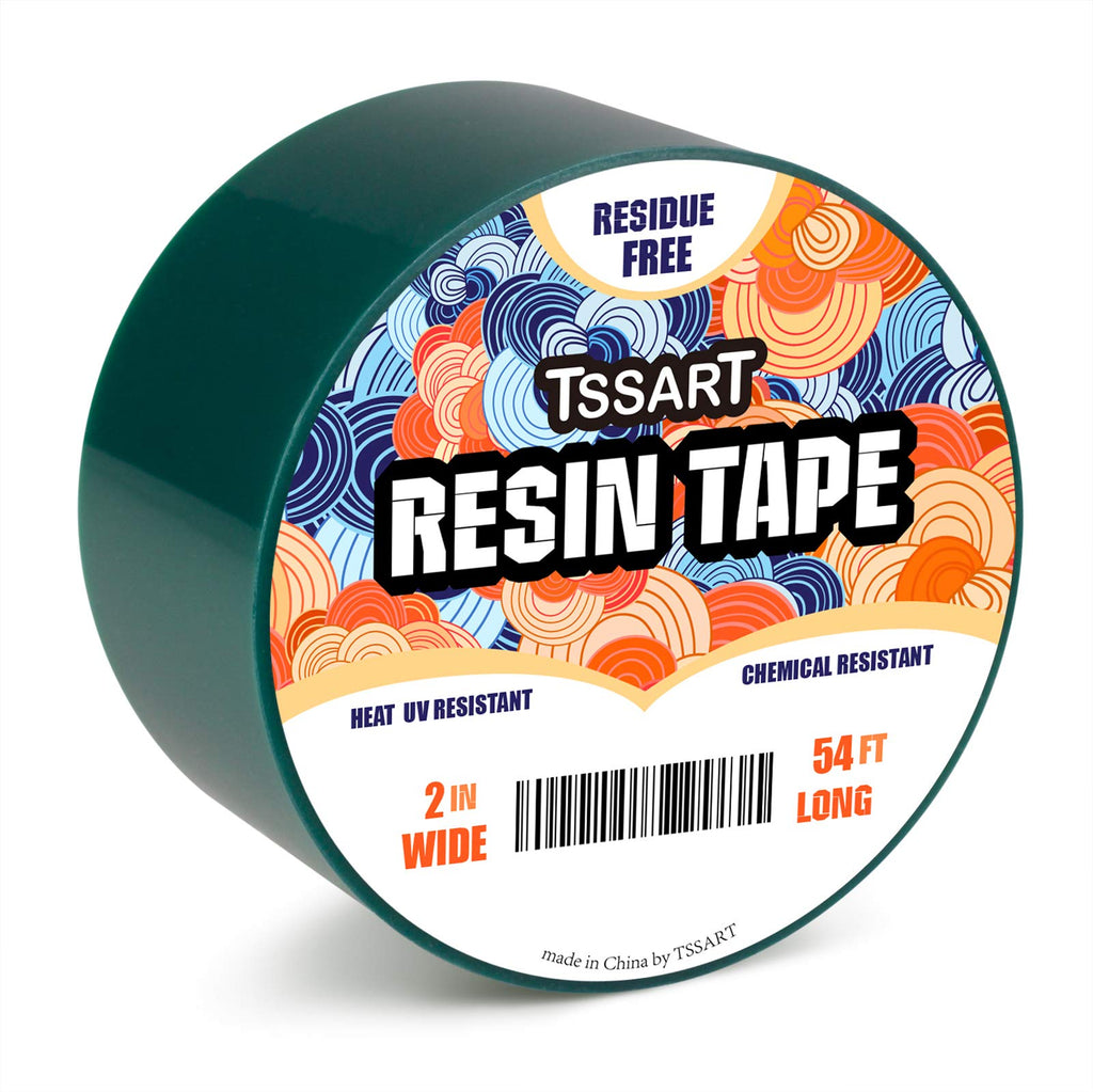 Resin Tape for Epoxy Resin Molding - Thermal Silicone Adhesive Oxidation and High Temperature Resistance Easy Peeling, Epoxy Release Tape for River Tables - 2 inch Wide 54FT Long