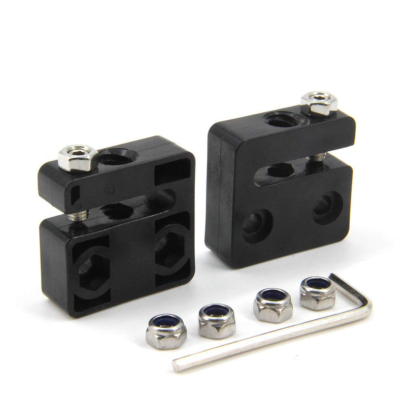 [Australia - AusPower] - Zeberoxyz 2PCS Anti-Backlash Nut Block for 8mm Diameter, 2mm Pitch 4mm Lead POM Screw Nut for CNC and 3D Printer (4mm Lead-2-heads) 4mm Lead-2-heads 