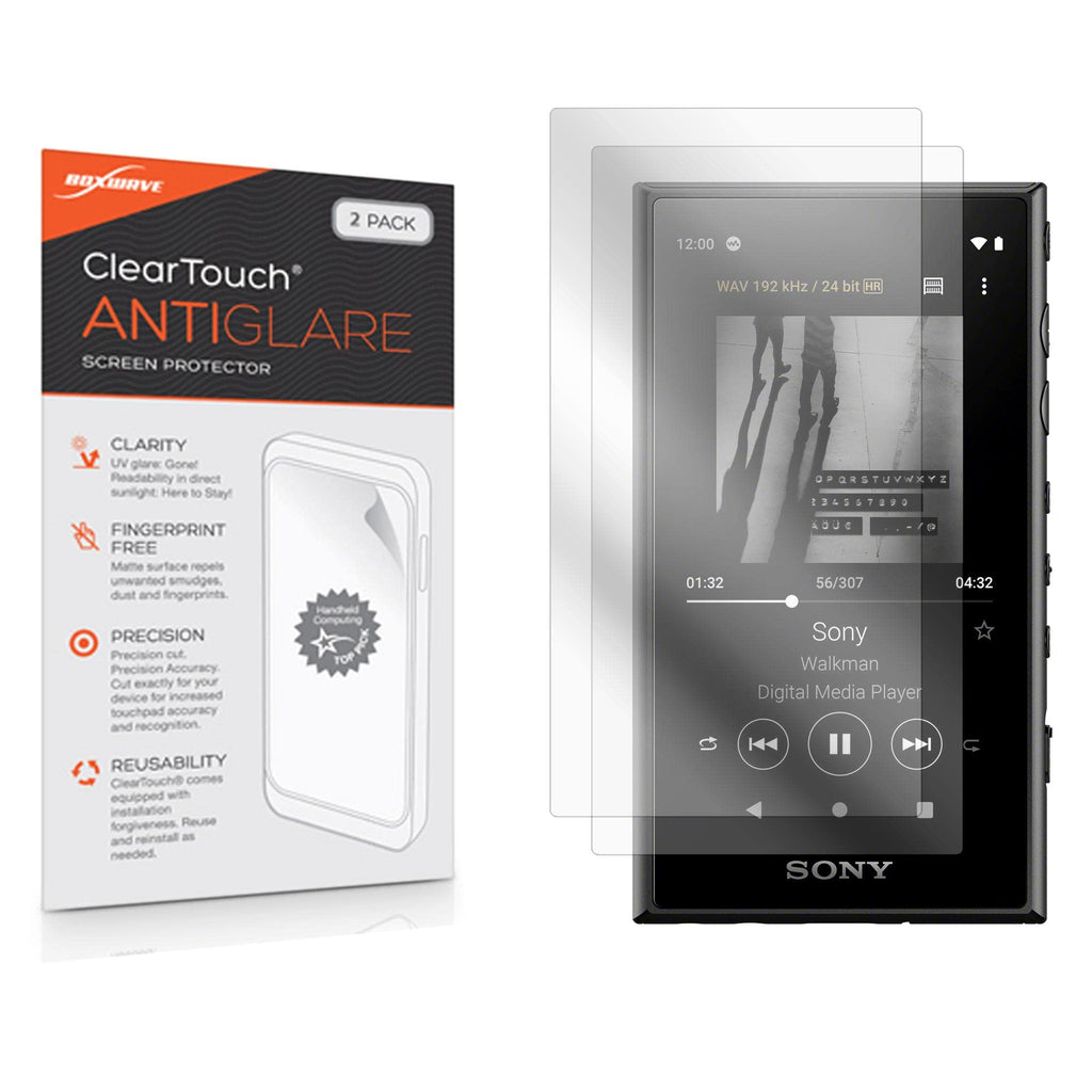 [Australia - AusPower] - BoxWave Screen Protector Compatible with Sony Walkman NW-A105 (Screen Protector ClearTouch Anti-Glare (2-Pack), Anti-Fingerprint Matte Film Skin ClearTouch Anti-Glare (2-Pack) 