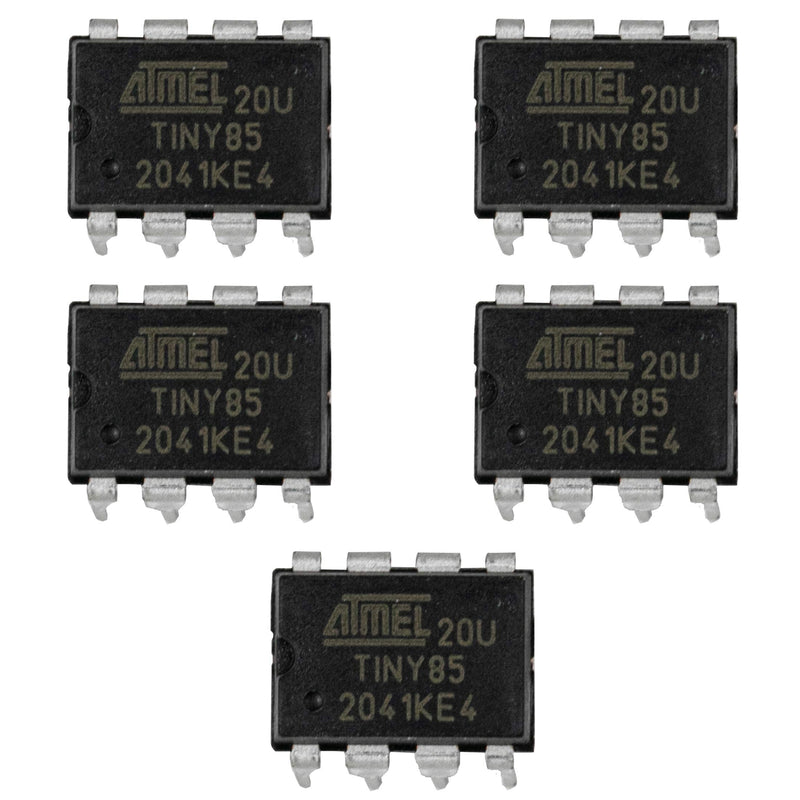 [Australia - AusPower] - 5pcs ATTINY85-20PU DIP-8 IC MCU 8BIT Microcontroller with 8KB 