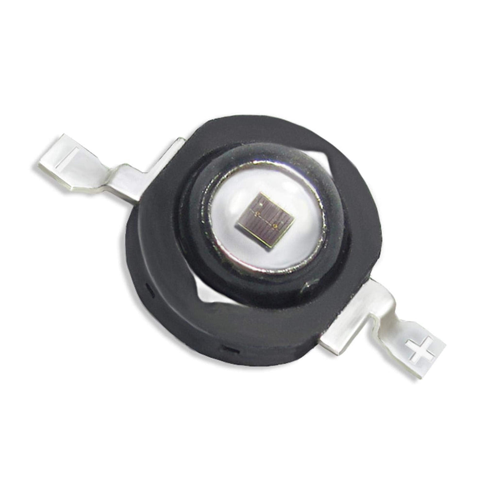 IR LED 10Pcs 3W 850nm High Power LED Chip Infrared Emitting Illuminator for Night Vision (700mA/1.4-1.6V/42mil chip) IR-850nm