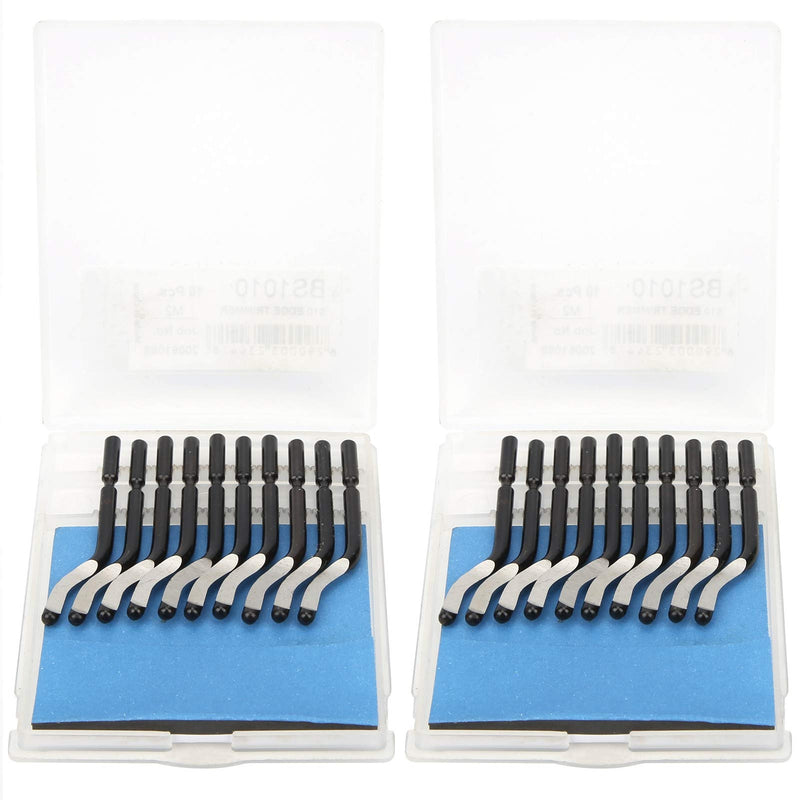 20pcs Deburring Blades BS1010 Replacement Deburring Knife Deburring Tool for Metal, Plastic, Aluminum, Copper, PVC, Iron