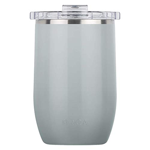 ORCA Vino 12 oz. Insulated Wine Tumbler, Stainless Steel Drink Mug Keeps Beverages Cold - Sage