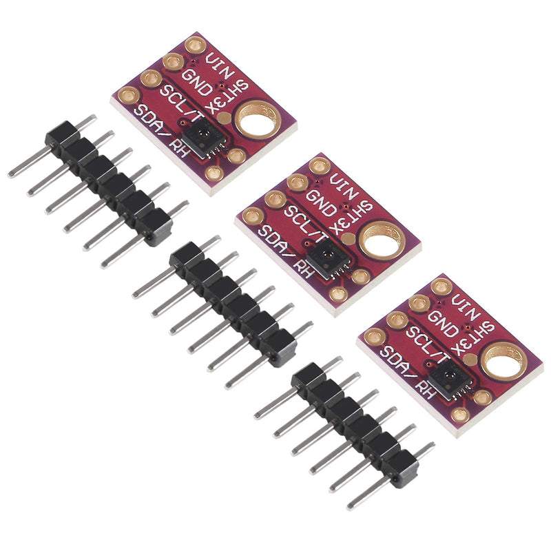 [Australia - AusPower] - AITRIP 3pcs SHT31-D Temperature and Humidity Sensor Breakout Digital Output Temperature and Humidity Sensor Module IIC I2C Interface 3.3V GY-SHT31-D Compatible with Arduino Raspberry Pi 