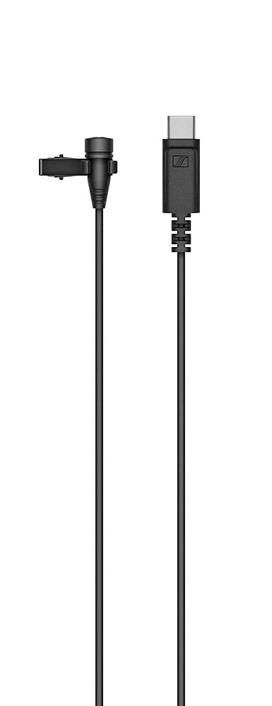 [Australia - AusPower] - Sennheiser Pro Audio Condenser Microphone, XS Lav USB-C (509261),Black 