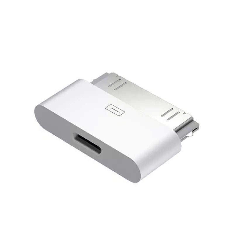 [Australia - AusPower] - rosyclo 30-Pin to Lightning Adapter, MFi Certified 8-Pin Female to 30 Pin Male Dock Connector iPhone Charging Sync Converter Compatible iPhone 4/4s/iPad/iPod Touch White (No Audio) 