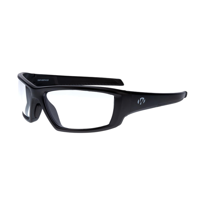 [Australia - AusPower] - Walker's IKON Vector Full Frame Shooting Glasses | Impact-Resistant Non-Slip Frame Hunting Shooting Eyesight Protection Glasses, Microfiber Lens Cloth & Carry Case Included Smoke 