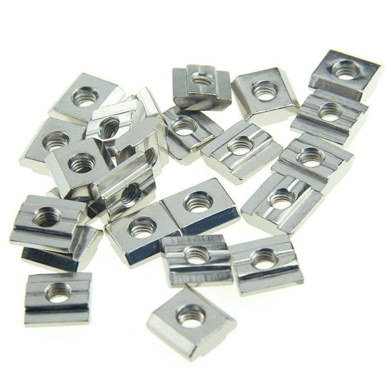 [Australia - AusPower] - 30pcs 3030 Series Sliding T Nuts Metric M6 Thread Slide in Hammer Head T-Nut for Standard 8mm T-Slot Aluminum Extrusion Profile （3030 Series M6） 3030 Series M6 