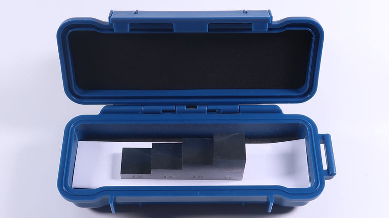 [Australia - AusPower] - 4 Step UT Block 1018 Steel Test Block 0.25''-0.5''-0.75''-1'' Step Wedge Calibration Block Conform to ASTM E797with ABS Carrying case and Certificate 