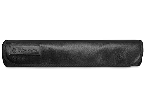 WÜSTHOF 6-Slot Knife Roll Empty Roller Bag With Velcro Closure