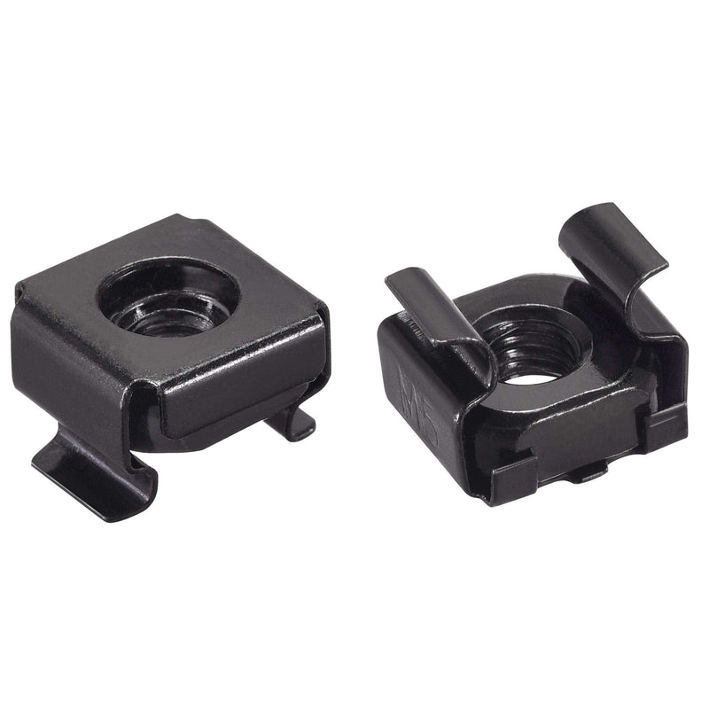 [Australia - AusPower] - uxcell Snap-in Cage Nuts - M5 x 0.8mm Carbon Steel Metric Nut for Server Shelve Cabinet 50pcs 