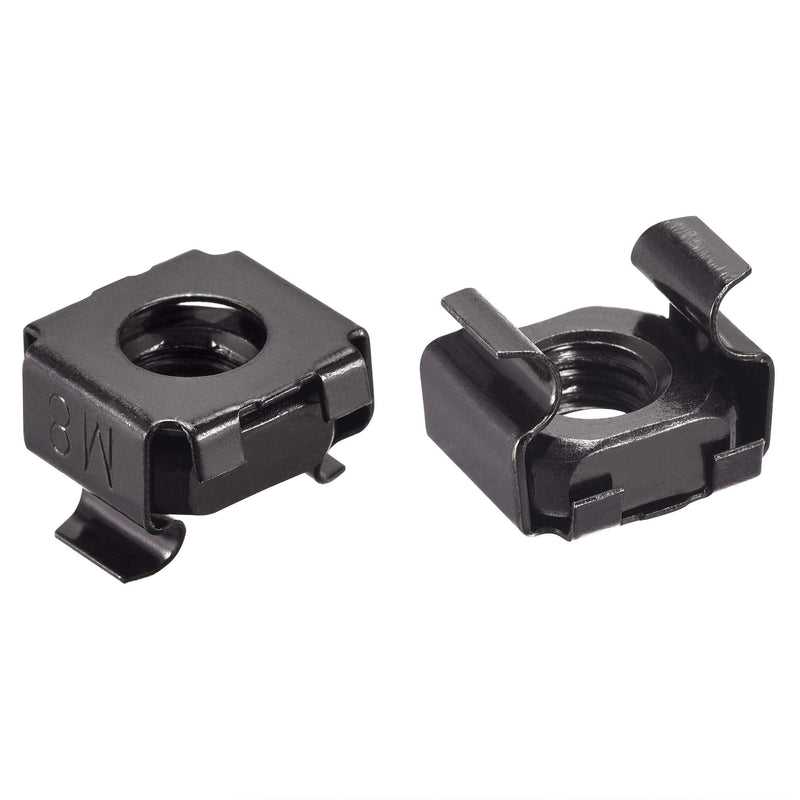 [Australia - AusPower] - uxcell Snap-in Cage Nuts - M8 x 1.25mm Carbon Steel Metric Nut for Server Shelve Cabinet 10pcs M8 x 1.25 10 