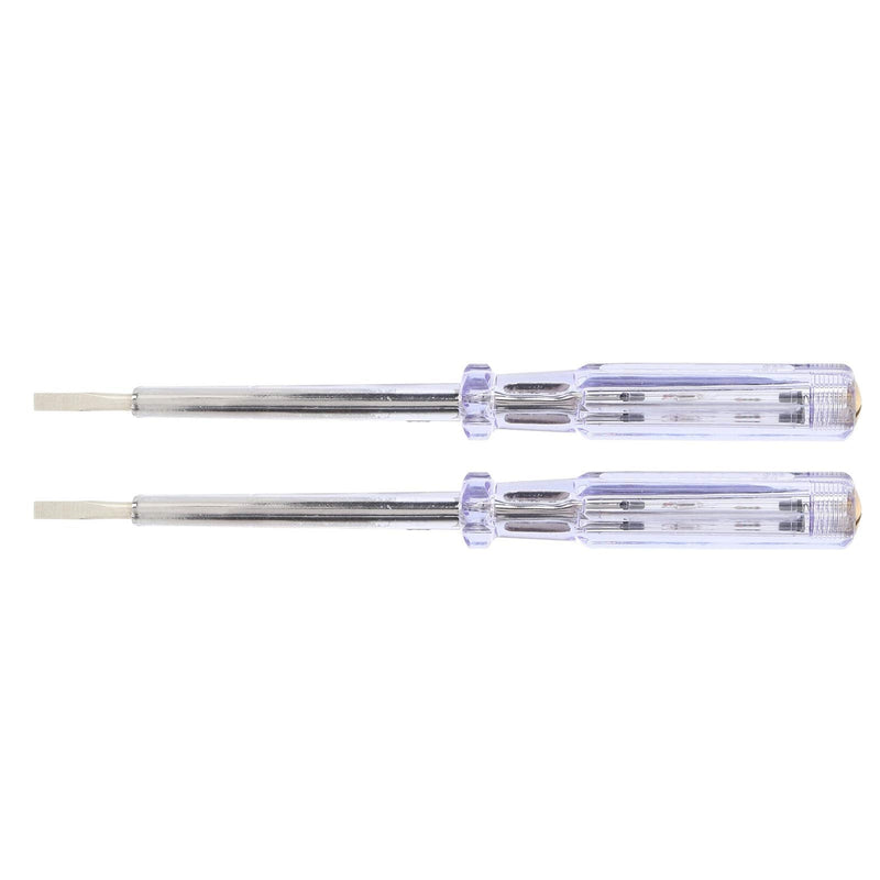 [Australia - AusPower] - Flathead Screwdriver Electric Pen Circuit Tester Pen, ANG93 AC100250V, Electric Voltage Screwdriver Bit Test Pencil, Compact Electrician Tool, Test Pencil 