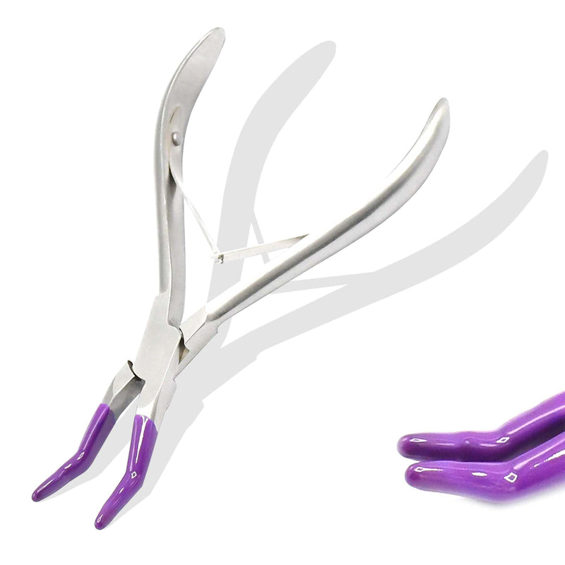 [Australia - AusPower] - New Premium Dental Crown Gripper Remover Pliers Temporary Crown Remover Crown Gripper Pliers 6" with PVC Rubber Tips DS-1368 