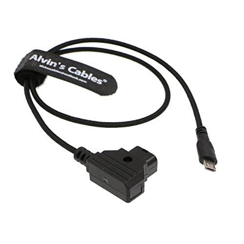 Alvin's Cables Micro USB to D Tap AlvinTap Protective DTap Motor Power Cable for Tilta Nucleus Nano Straight micro usb