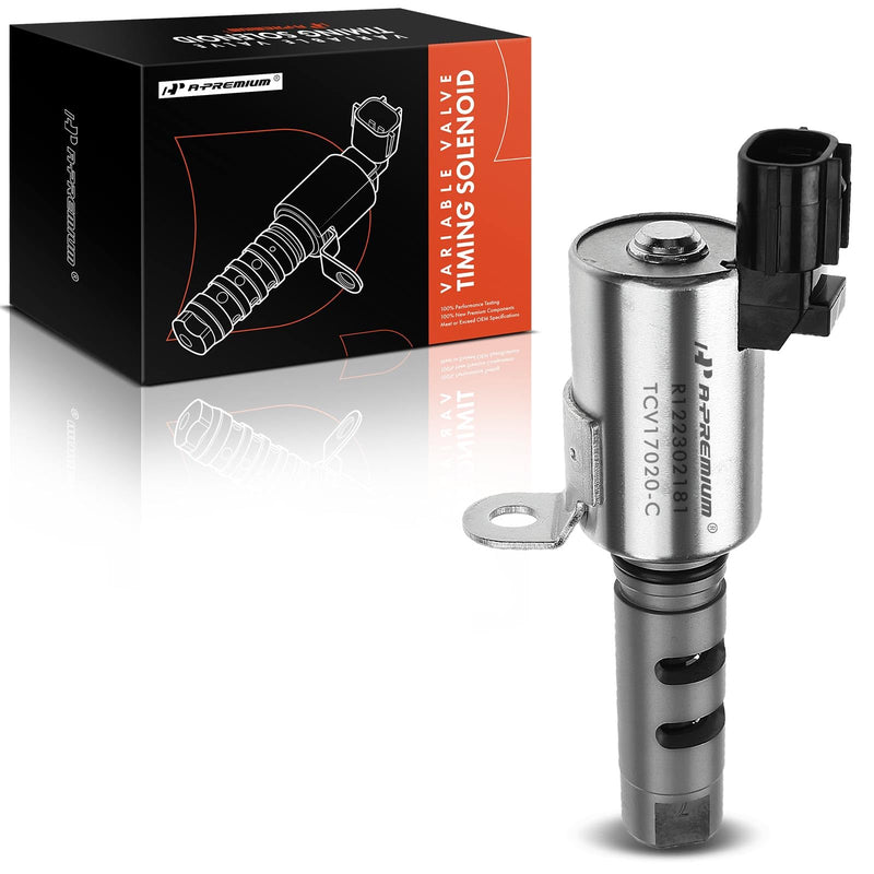 A-Premium Engine Variable Valve Timing (VVT) Solenoid Compatible with Toyota Camry 2002-2011, Corolla 2009-2012, RAV4 2001-2008 & Lexus HS250h 2010-2012 & Scion tC, xB, Replace# 1533028020