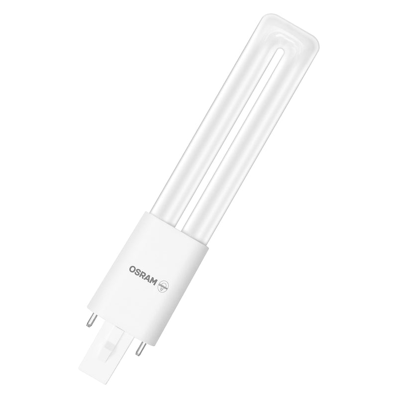 OSRAM Dulux S9 LED lamp for G23 socket, 4 watts, 550 lumens, cool white (4000 K), replacement for conventional 9 W Dulux bulbs, 1 piece (1 pack) Cold White Pack of 1 9W replacement - socket G23