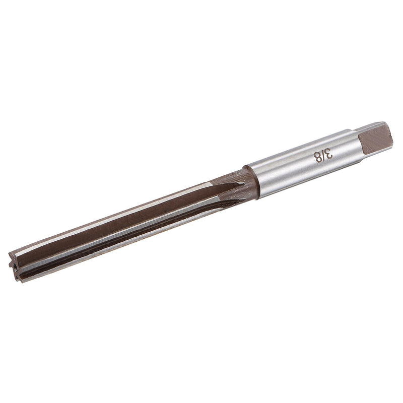 [Australia - AusPower] - uxcell 3/8" Hand Reamer H8 Accuracy Alloy Tool Steel 6 Flutes Straight Shank Milling Cutter Tool 3/8" 