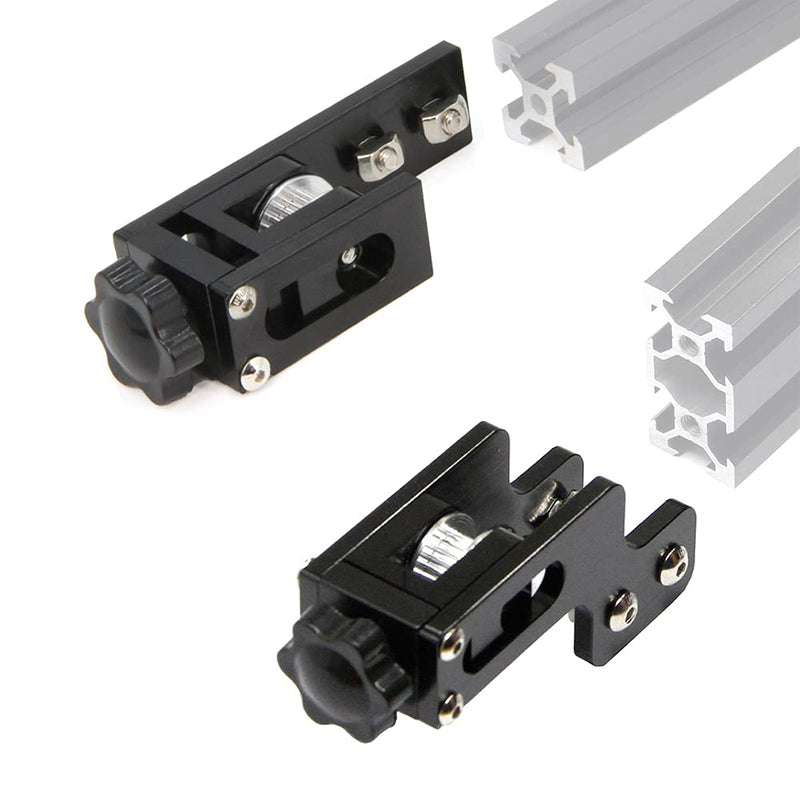[Australia - AusPower] - Zeberoxyz Upgrade 2020 Profile X-axis+4020 Profile Y-axis Synchronous Belt Stretch Straighten Tensioner for Ender-3 Aluminum Profile 3D Printer Parts (X2020+Y4020) 