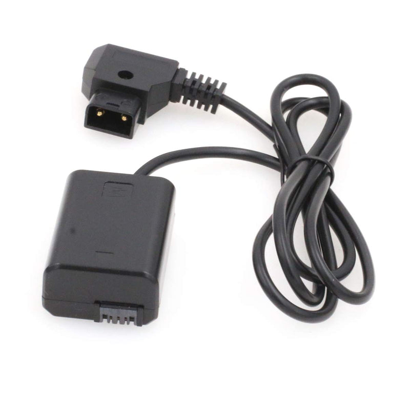 [Australia - AusPower] - SZRMCC D-tap 2 Pin to NP-FW50 DC Coupler Dummy Battery for Sony A7 A7S A7R A7SII a5100 a6300 NEX Series Camera (Straight Cable) Straight Cable 