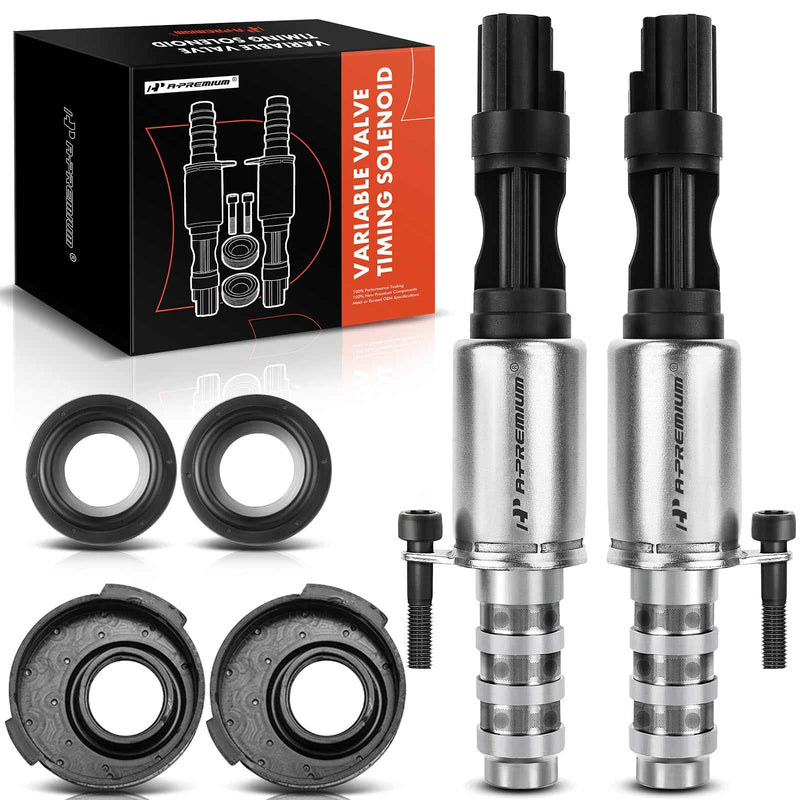 [Australia - AusPower] - A-Premium 2-PC Engine Variable Valve Timing (VVT) Variable Camshaft Timing (VCT) Control Solenoid Compatible with Ford, Lincoln and Mercury Vehicles - 4.6L 5.4L 3V Engine - Replaces 8L3Z-6M280-B 