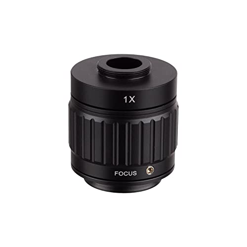 AmScope AD-C10-CX 1X C-Mount Camera Adapter, CX Photo-Port 1X Magnification w/ CX Photo-Port