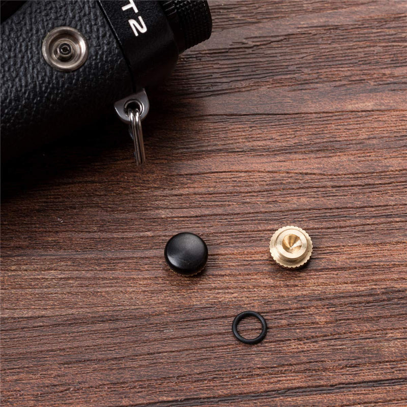 [Australia - AusPower] - Wood Wooden Camera Flash Remote PC Sync Terminal Cap Cover Protecter for Fujifilm Fuji X-T4 X-T3 X-T2 X-T1 GFX 50R 50S 100 (Ebony) Ebony 