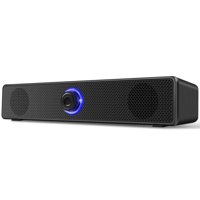 [Australia - AusPower] - Computer Speakers, USB Powered PC Speakers Wired Stereo Desktop Speakers for Computer, Desktop, Laptop, PC, Pad, Cellphone [2023 Version] 