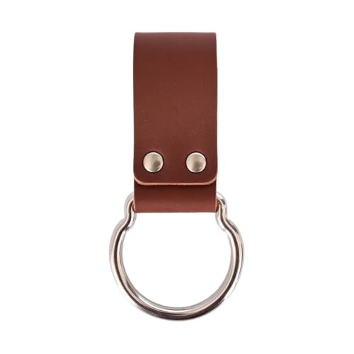 American Bench Craft brown leather hatchet and hammer holder tool holster belt accessory
