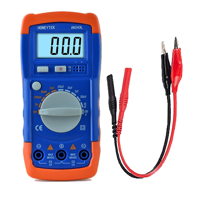 [Australia - AusPower] - HONEYTEK A6243L Digital Inductance Meter Electronic Capacitance Tester Inductance/Capacitor Test Table 