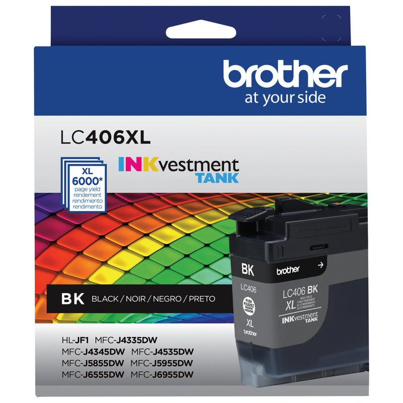 [Australia - AusPower] - Brother LC406XLBK High Yield Black Ink Cartridge 