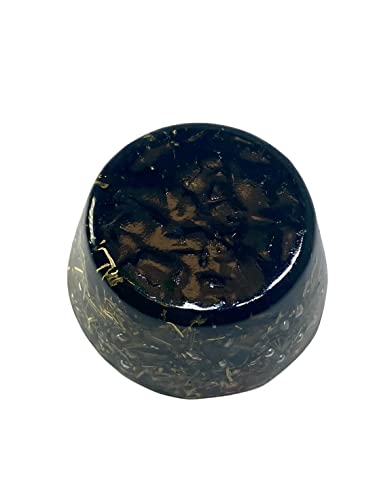Shungite Single Crystal Small Tower Buster Orgone Generator Energy Accumulator PERFECT GIFTING TOOL! Orgonite Many Beautiful Ingredients!(Shungite) Shungite