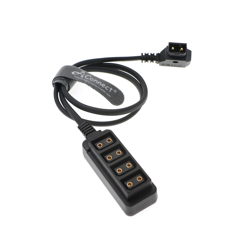 [Australia - AusPower] - AConnect Cable-Splitter-Dtap-Steadicam-BMPCC for ARRI RED Cameras TILTA Steadicam IDX Battery D-tap Male to 4 Port dtap Female Splitter Power Cable Flexible 27in|70cm 70cm 