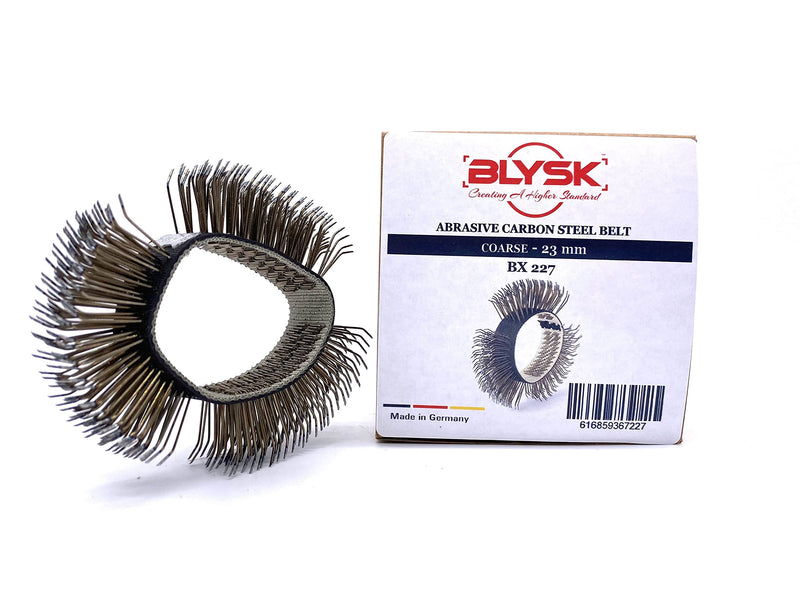 [Australia - AusPower] - Abrasive Belts wire Wheels (23mm, Coarse Carbon Steel Belt) 23mm 