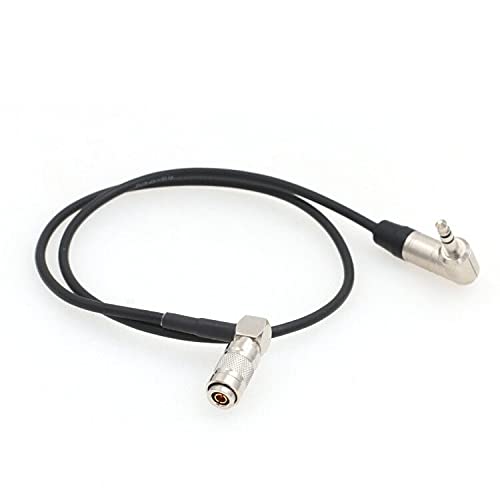 [Australia - AusPower] - SZRMCC Ultrasync One Right Angle DIN 1.0 2.3 BNC to Right Angle 3.5mm Jack Timecode Cable for DSLR Cameras Right Angle DIN 1.0/2.3 