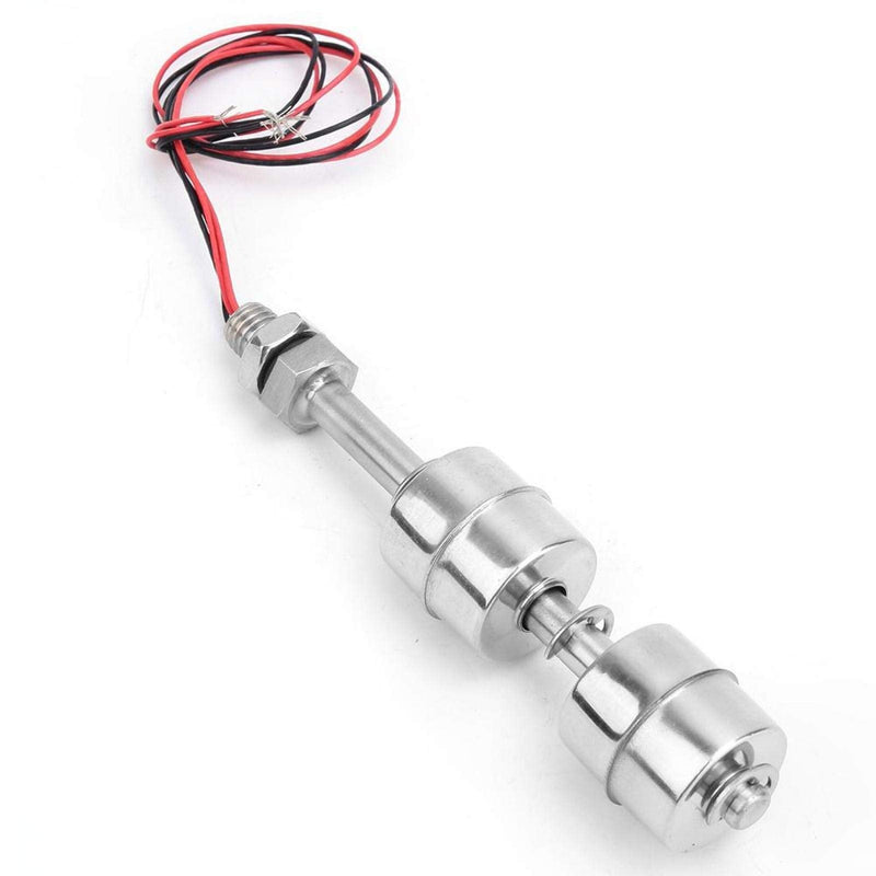 [Australia - AusPower] - Stainless Steel Double Ball Tank Level Float Switch,DC 0~110V Water Level Sensor Switch,Water Level Controller Sensor Switch for Tank Pool (100mm) 