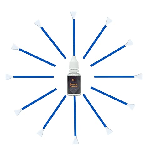 UES DDR16 APS-C Camera Sensor Cleaning Kit (12x16mm Swabs + 15ml Solution)