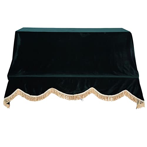 Upright Piano Dust Cover, 78.7in Pleuche Protective Cover