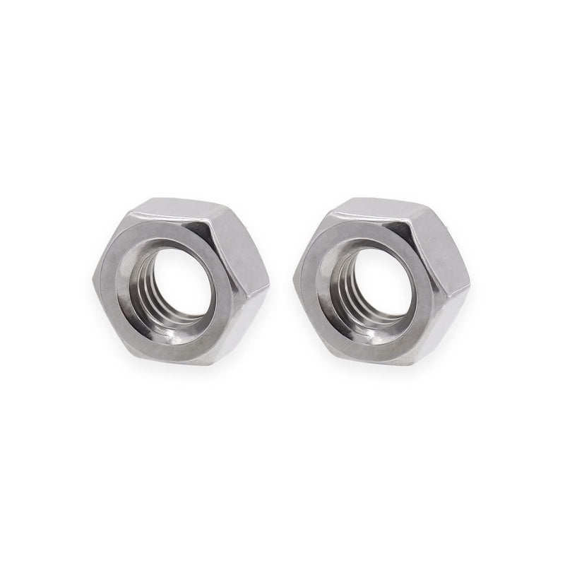 [Australia - AusPower] - M4 Hex Nuts, M4 x 0.7mm Stainless Steel 18-8 304 A2-70 Metric Coarse Thread Hexagon Nut 50pcs M4x0.7mm 