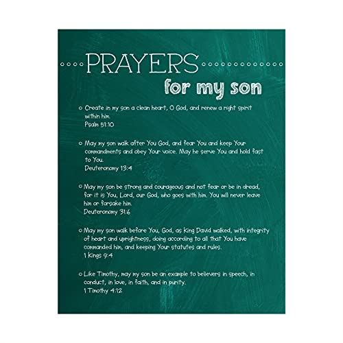 AMERICAN LUXURY GIFTS Prayers for My Son, 8x10 Unframed