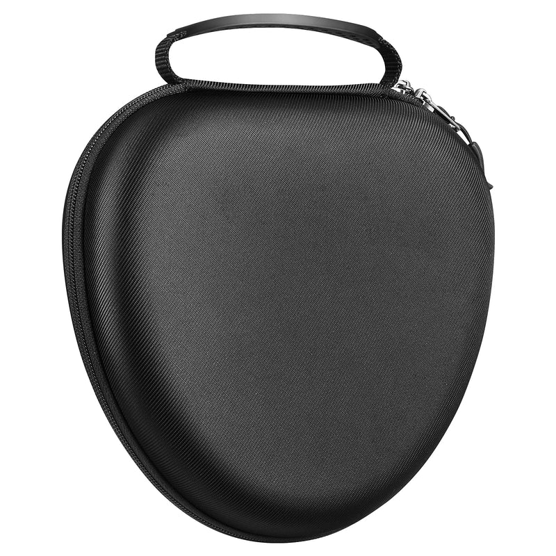 [Australia - AusPower] - Fintie Hard Case for AirPods Max Headphone, Replacement Protective Travel Carrying Storage Bag with Auto Wake/Sleep for AirPods Max (Black) Black 