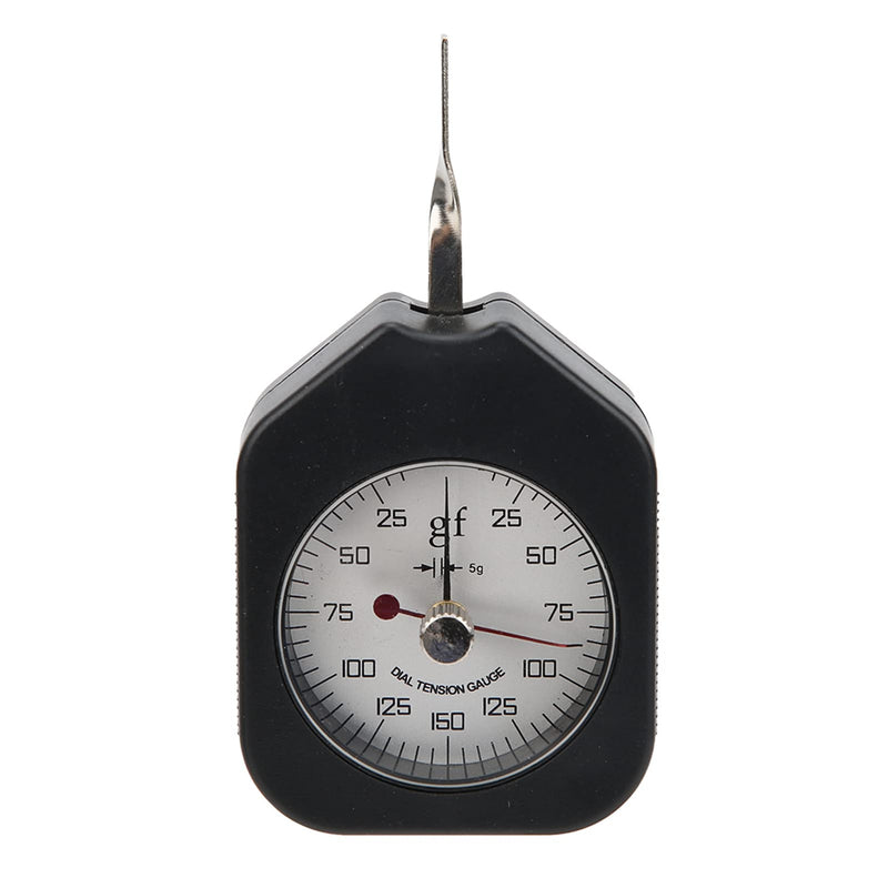 [Australia - AusPower] - Mxzzand Gram Tension Meter Dial Tensionmeter Pressure Pull Tester Gage Double Needle Switch Force Gauge 150g for Measuring Force 