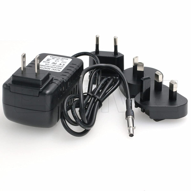 [Australia - AusPower] - Eonvic Power Adapter for Convergent Design Odyssey7/7Q Apollo,12V 3A Power Supply AC Adapter with 4 Plugs (US,UK,EU,AU) 7Q adapter 