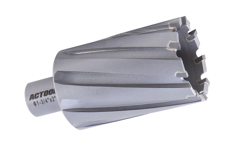 1-3/4'' Diameter x 2'' Depth of Cut Carbide Tipped TCT ANNULAR Cutter with 3/4'' Weldon Shank 1-3/4'' x 2''