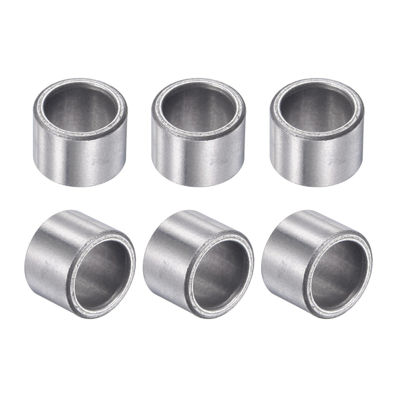 [Australia - AusPower] - uxcell Sleeve Bearings 10mm Bore 14mm OD 10mm Length Sintered Iron Self-Lubricating Bushings 6pcs 10x14x10mm 