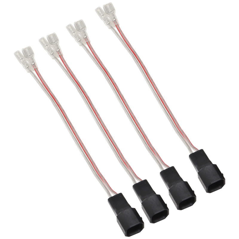 [Australia - AusPower] - RED WOLF Car Speaker Wiring Harness Adapter Connector Compatible with Ford 1998-2014, Lincoln 2003-2011, Mercury 2000-2010, Mazda 1998-2011 Vehicles Install Aftermarket Door Speaker Wire Cable Plug 